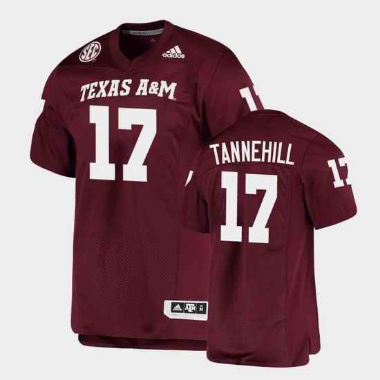 Men Texas A&M Aggies Ryan Tannehill Alumni Football Game Maroon Jersey